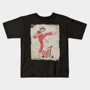 Oh Shit!! - Vintage Original Artwork Kids T-Shirt